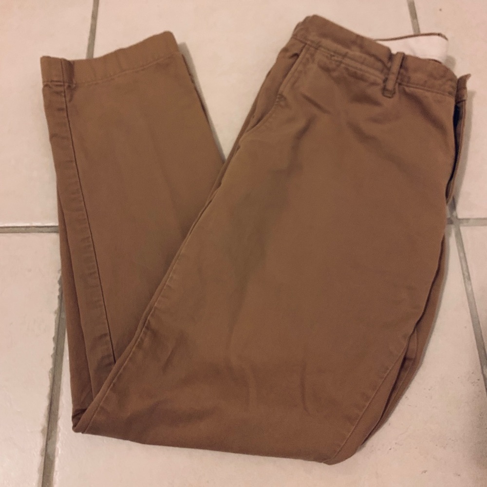 J Crew Men’s Dark Khaki Chinos